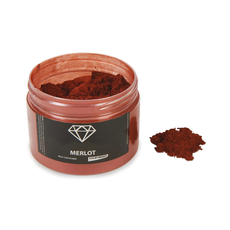 Mica Powder - 51 Grams - Color:Merlot